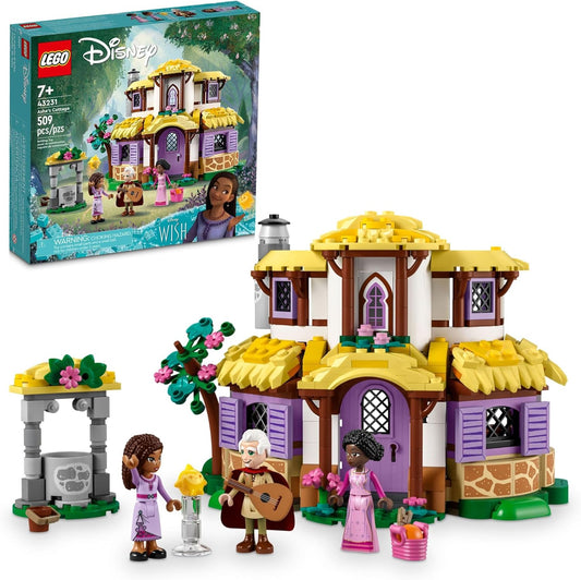 Disney Wish: Asha’S Cottage 43231 Building Toy Set, a Cottage for Role-Playing Life in the Hamlet, Collectible Gift This Holiday for Fans of the Disney Movie, Gift for Kids Ages 7 and Up